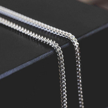 メンズキューバチェーン チタニウムスチール ストリートスタイル 個性的 3mm